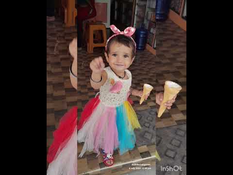 Krithika  eating ice-cream July 2023