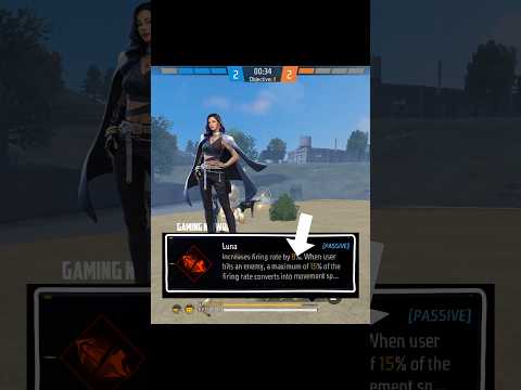 Luna Character Ability | Rate of fire ++ 8% Movement Speed ++ 15% | Garena Freefire