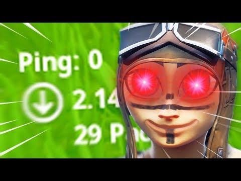 FORTNITE WITH 0 PING