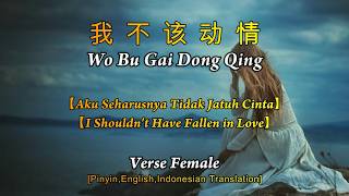 Download lagu Wo Bu Gai Dong Qing【我不该动情】Female [Pinyin,English,Indonesian Translation] mp3