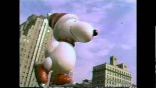 Snoopy Balloon at Macy's Thanksgiving Day Parade (1987)