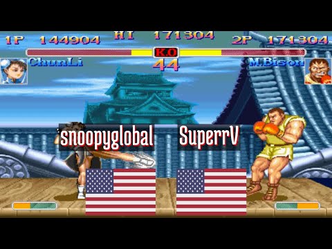 Super Street Fighter II X GMC (FT5) - snoopyglobal (US) vs SuperrV (US) - 2021-11-10