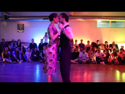  Gianpiero Galdi  and  Maria Filali  are  dancing  to  the  tango  "  El Adios  "  by  Orquesta Ojos de Tango  in  2014