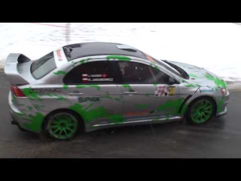 J. SUDER / K. JAKUBOWICZ - Mitsubishi Lancer EVO X - V Dębicka MotoOrkiestra WOŚP Dębica 15-01-2017