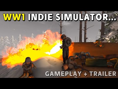 Brutal WW1 Simulator - Rising Front Gameplay & Trailer | PC STEAM 4K