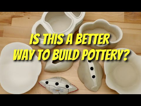 A Better Way to Hand Build Pottery - NO MEASURING! FREE TEMPLATES!
