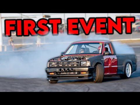 FIRST DRIFT EVENT In The Supercharged 1UZ Drift Truck! It's INCREDIBLE!