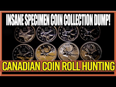 INSANE SPECIMEN COIN COLLECTION DUMP! Best Canadian Coin Hunt EVER!?