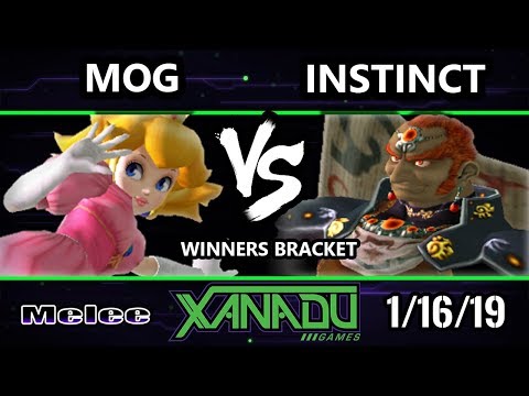 S@X 285 SSBM - MoG (Peach) Vs. Instinct (Ganondorf)  - Smash Melee Winners Round 2