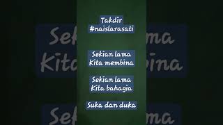 Download lagu Takdir Nais Larasati #music #dangdut #naislarasati mp3