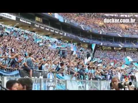 "Grêmio x Inter - Grenal 405 - Final Gauchão 2015 - Vamo vamo vamo Tricolor / Grêmio vai sair camp" Barra: Geral do Grêmio • Club: Grêmio