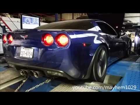 600rwhp N/A LS7 C6 Z06 Vette dyno runs