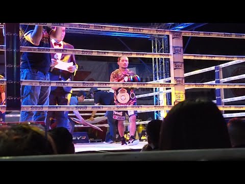Thammanoon Niyomtrong vs Byron Rojas , Boxing WBA minimumweight title Part5