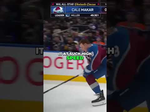 Cale Makar Obstacle Course at the 2024 NHL; All-Star Event