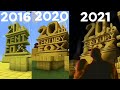 20th Century Fox Minecraft in Evolution (2016-2021) in Me Guilherme