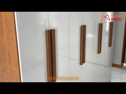 Video thumbnail of Guarda Roupa Casal Hera MDF 8 Portas e 4 Gavetas Rufato
