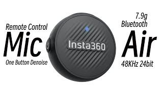 The First Official Wirelss Mic for Insta360 X5 , Insta360 Mic Air Full Review and Test