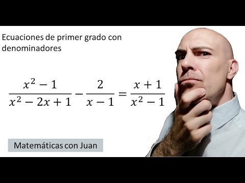 ▷ Resolución de ecuaciones de primer grado CON DENOMINADORES COMPUESTOS paso a paso
