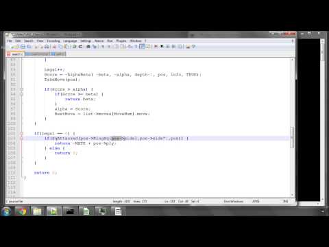 Programming A Chess Engine in C Part 59 - Writing the Alpha Beta Function