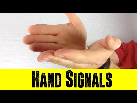 Scuba Hand Signals