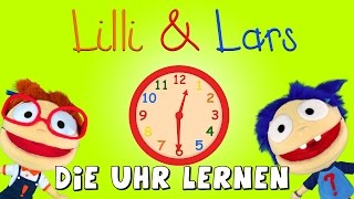 Die Uhr lernen für Kleinkinder - Lernvideo für Kinder - Uhrzeiten lern