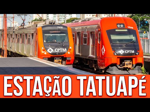 Esta&ccedil;&atilde;o Tatuap&eacute; (CPTM) - Movimenta&ccedil;&atilde;o de Trens #01