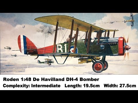 Roden 1:48 De Havilland DH-4 Bomber Kit Review