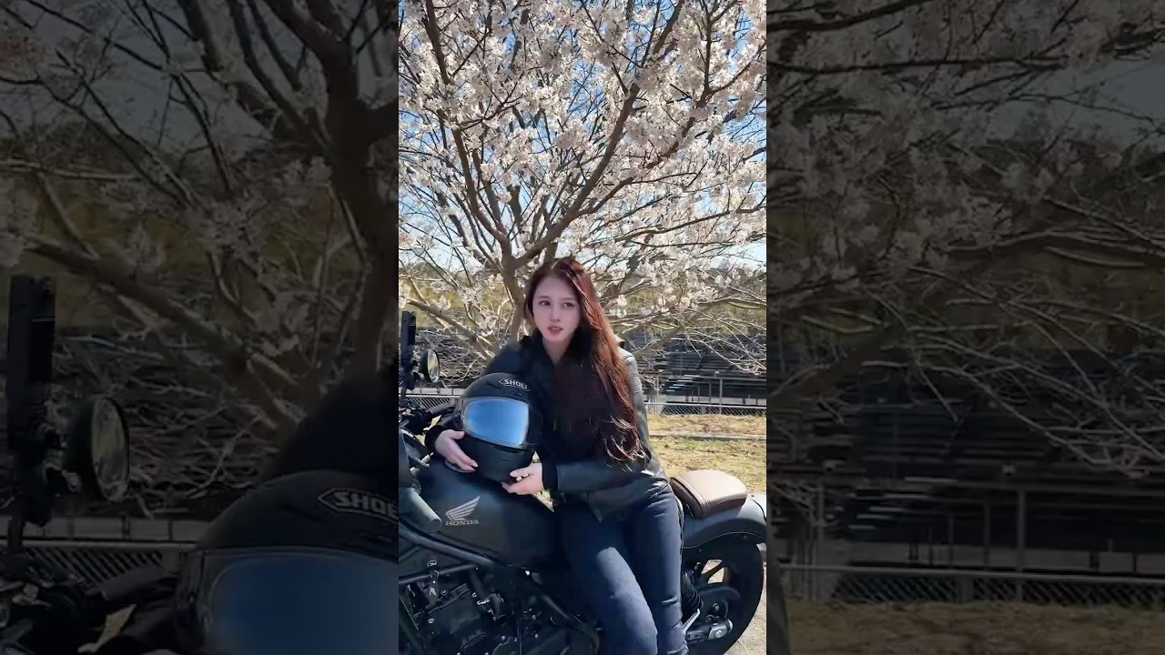 GRWM | ヘルメット擦れに負けないバイク乗る日のガチメイク🏍️🌸