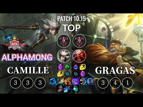 APK Alphamong Camille vs Gragas Top - KR Patch 10.15