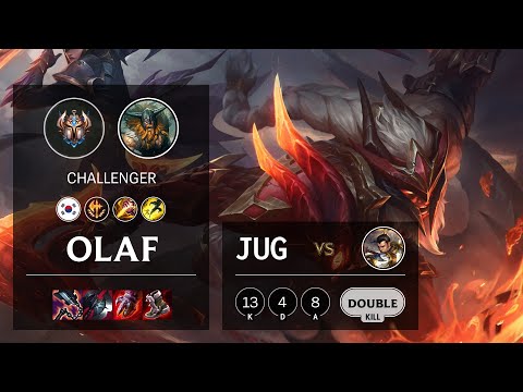Olaf Jungle vs Xin Zhao - KR Challenger Patch 11.24