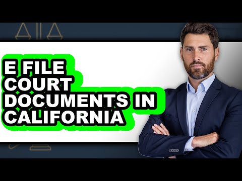 How to E File Court Documents in California (Only Way)