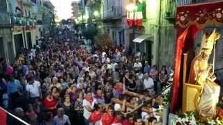 preview picture of video 'Bronte (Ct) Festa di San Biagio 10/08/2014'