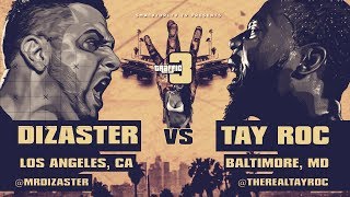 TAY ROC VS DIZASTER SMACK/ URL RAP BATTLE | URLTV