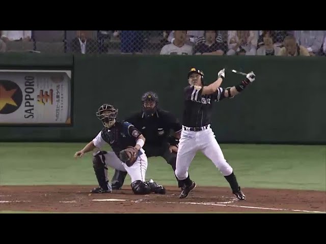 【4回表】ホークス・内川 反撃開始 17号2ラン!! 2014/9/11 F-H