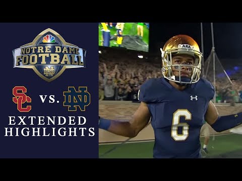 USC vs. Notre Dame EXTENDED HIGHLIGHTS | NCAA Football | NBC Sports