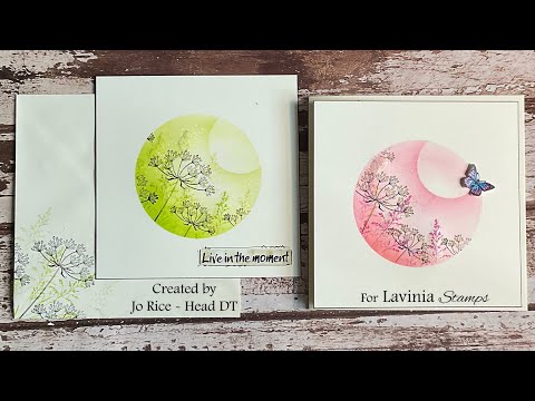 Jo’s Coffee Break Crafts with a floral design by Jo Rice #laviniastamps