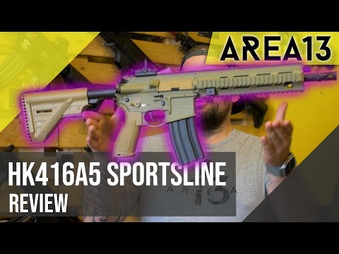 AREA13 | HK416A5 Sportsline (Umarex) | Review + Shooting Test | Airsoft