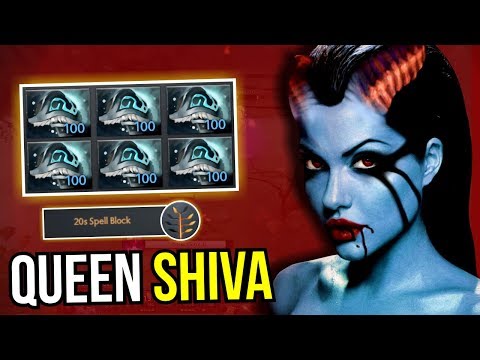 QUEEN of SHIVA - 6x Shiva's Guard Queen of Pain 7.11 Dota 2 | Upside Down 73