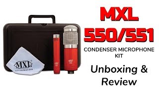 Video thumbnail for MXL 550/551 Microphone Kit/Set Review by RecordingStudio9.com