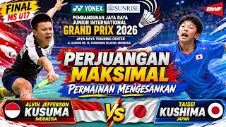 Download lagu [FINAL MS U17] Alvin Jefferson KUSUMA (INA) vs Taisei KUSHIMA (JPN) | JIGP 2026 mp3