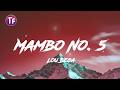 Mambo No 5 Lou Bega Lyrics Letra