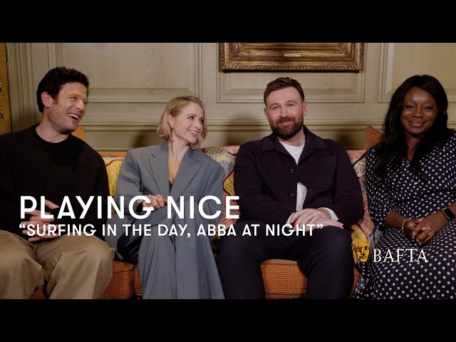 James Norton and the Playing Nice cast pretended to be ABBA in Cornwall | BAFTA