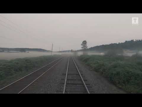 Real-time West Coast Express ride from Mission City to Waterfront Station