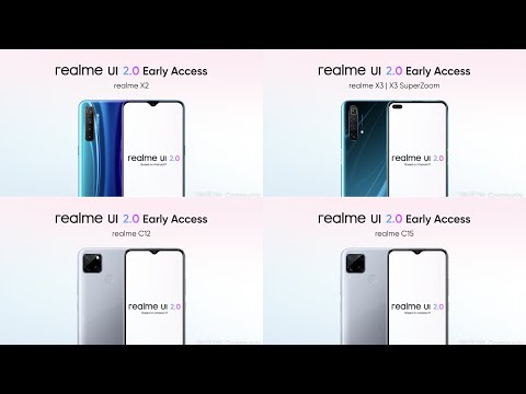 realme UI 2.0 Early Access For realme 6, X2, X3/X3 SuperZoom, C12/C15 | realme UI 2.0 Update ~ 🔥🔥🔥