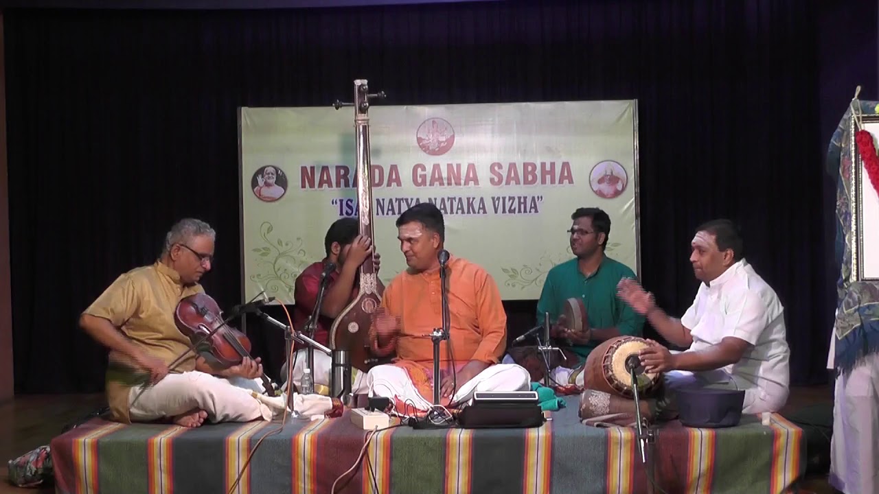 A S Murali | Carnatic Music | Isai Natya Nataka Vizha 2017 | Narada Gana Sabha