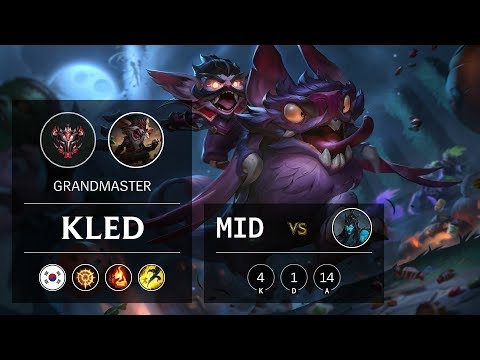 Kled Mid vs Kalista - KR Grandmaster Patch 9.17