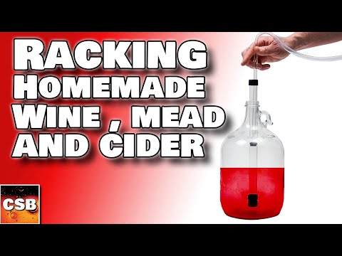 Racking Homemade Mead, Wine, and Cider
