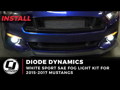 2015-2017 Mustang Install | Diode Dynamics SS3 SAE Fog Lights