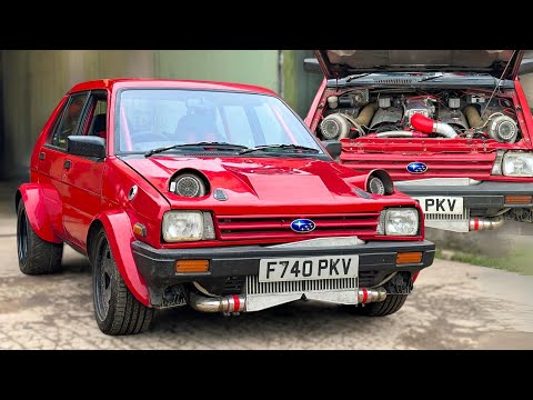 THE 4.0 V8 SUBARU JUSTY! - YouTube