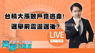 台積大漲散戶竟逃命! 選舉前震盪選後? (圖)